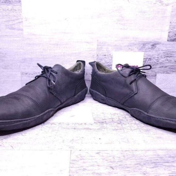 El Naturalista Pleasant Turtle Leather Casual Oxford Sneaker Black sz 46 Men\'s s main image 4